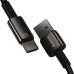 Кабель USB/Type-C 2 м Baseus Tungsten Gold Fast-Charging 100 Вт чорний Кабель USB/Type-C 2 м Baseus Tungsten Gold Fast-Charging 100 Вт чорний