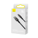 Кабель USB/Type-C 2 м Baseus Tungsten Gold Fast-Charging 100 Вт чорний Кабель USB/Type-C 2 м Baseus Tungsten Gold Fast-Charging 100 Вт чорний