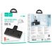 Мережевий фільтр-подовжувач 2 розетки HOCO AC12A 3хUSB/Type C 10 А 0.85 м чорний