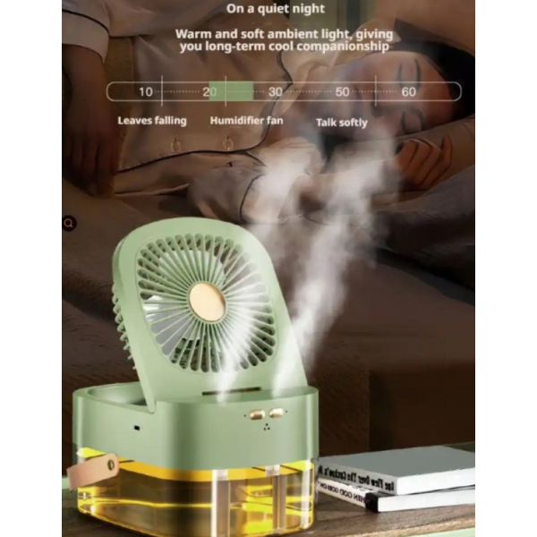 / Вентилятор Маленький настільний Usb-зволожувач з дистанційним керуванняSmall fanAND LY-605