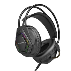 Навушники дротові геймерські BOROFONE BO105 Thunder з мікрофоном чорний