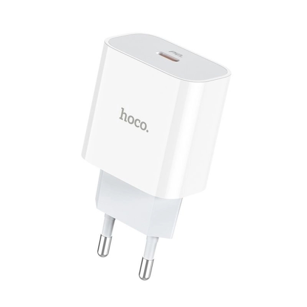 Зарядний блок живлення Type-C HOCO C76A Plus Speed 20 W 12 V 1.67 A білий