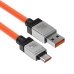 Кабель USB/Type-C 2 м Baseus CoolPlay 100 Вт помаранчевий