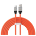 Кабель USB/Type-C 2 м Baseus CoolPlay 100 Вт помаранчевий