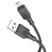 Кабель USB/micro-USB 1 м Hoco X101 Assistant 2.4 А чорний