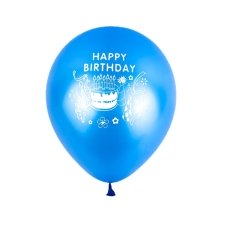 Повітряна куля 20 см Happy Birthday 11-91 різнобарвний