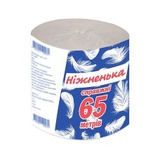 / Туалетний папір Ніжненька, стандарт, 16шт/уп, сірий