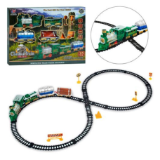 Залізниця JHX6681 (18шт) локомотив 16 см, 2 вагони, 90см new