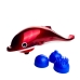 Масажер портативний Dolphin Infrared Massager КL-99 вібромасаж білий з червоним