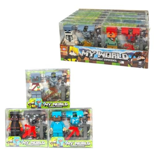 Набір фігурок MY WORLD, 25002 new