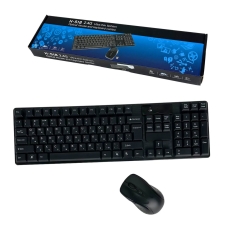 Комплект бездротовий клавіатура та миша HP H-518 Ultra Thin Fashion чорний