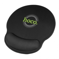 Килимок комп'ютерний Hoco GM30 Polar Fox з подушкою під зап'ястя текстиль 230 х 215 см чорний