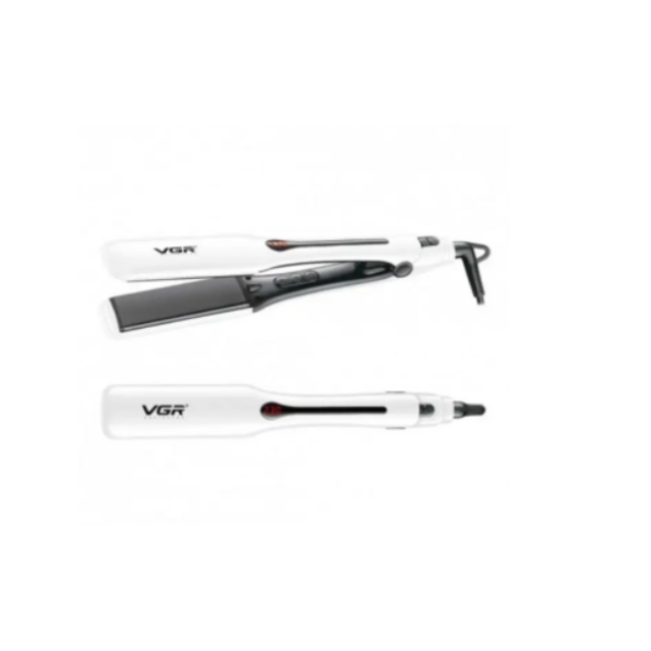 Плойка випрямляч волосся VGR V-556 керамічне покриття 52 Вт білий