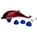 Масажер портативний Dolphin Infrared Massager КL-99 вібромасаж білий з червоним