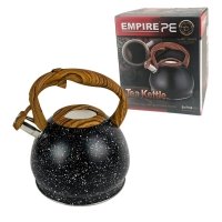 Чайник для плити Empire EM-7705 нержавіюча сталь 3 л чорний