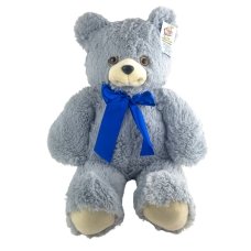 М'яка іграшка Ведмедик Бонік 65 см сірий