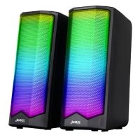 Комп’ютерні колонки JEDEL S-558 RGB USB+AUX 5W×2 Black new