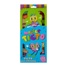 Набір тісто для ліплення 22 кольори Містер тісто Strateg 41003