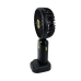 Вентилятор портативний Mini fan AND XL-880 діаметр 9 см з підставкою для телефону та дисплеєм чорний