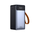 Універсальна мобільна батарея 50000 mAh KPG-507 22.5 W повербанк з дисплеєм чорний зі сріблястим