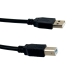 Кабель для принтера USB-A/USB-B 1.5 м чорний