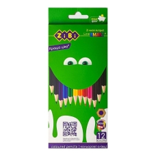 Олівці кольорові 12 шт ZiBi ZB2424 Smart 12 кольорів