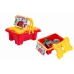 Іграшковий набір для піску Фортеця 18 предметів Technok Toys 4647 червоний