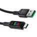 Кабель USB/Type-C 1.2 м ACEFAST C7-04 LED 60 Вт 3 A чорний Кабель USB/Type-C 1.2 м ACEFAST C7-04 LED 60 Вт 3 A чорний