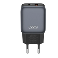 МЗП XO L156(EU) PD30W/QC18W(1A1C) fast charger Чорний new
