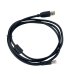 Кабель для принтера USB-A/USB-B 1.5 м чорний Кабель для принтера USB-A/USB-B 1.5 м чорний