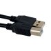 Кабель для принтера USB-A/USB-B 1.5 м чорний Кабель для принтера USB-A/USB-B 1.5 м чорний
