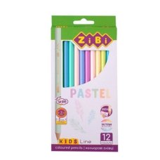 / Карандаши "ZiBi" ZB2470 12цв Pastel