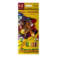 Олівці кольорові 12 шт Marco 1010 Пегашка 12 кольорів