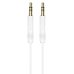 Аудіокабель 3.5 мм AUX/3.5 мм AUX 1 м BOROFONE BL16 білий