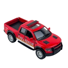 Іграшкова машинка моделька KiNSMART KT5365W Ford F-150 SVT Raptor Supercrew метал 13 см інерційна червоний