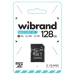Карта пам'яті 128GB Wibrand МicroSDXC UHS-I Сlass 10 з адаптером чорний