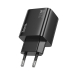 Зарядний блок живлення 2хUSB+2xType-C HOCO N55 20 W 12 V 1.6 A чорний