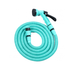 Шланг з насадкою для поливу EXPANDABLE GARDEN HOSE K-50FT 15 м бірюзовий