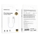 Перехiдник Apple Lightning M/3.5 мм AUX F 8.2 см BOROFONE BV21 Genuine білий