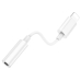 Перехiдник Apple Lightning M/3.5 мм AUX F 8.2 см BOROFONE BV21 Genuine білий