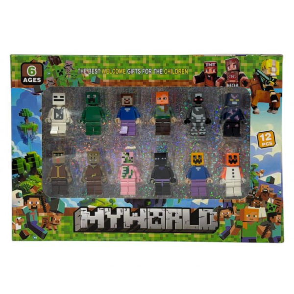 Набір фігурок-героїв MY WORLD (12 фігурок у наборі), 0618 new