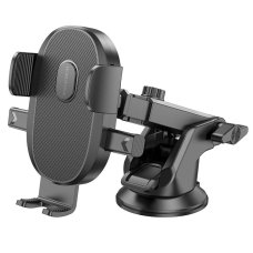 Автотримач для телефона BOROFONE BH93 Grand one-button car holder(center console) Black new