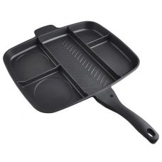 Сковорідка-гриль нержавіюча сталь Magic Pan із знімною ручкою діаметр 30 см