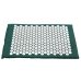 Масажний ортопедичний килимок Медика Acupressure Mat 65 х 41 см з подушкою зелений