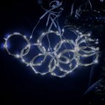 Світлодіодна гірлянда-завіса мідний дріт 200 LED Роса крапля 3 х 2 м білий