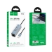 USB-хаб зовнішній 4 порти USB/RJ45 HOCO HB1D 1 м сірий USB-хаб зовнішній 4 порти USB/RJ45 HOCO HB1D 1 м сірий