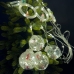 Світлодіодна гірлянда-завіса прозорий дріт Круги та кулі 10 LED Magic Lights 3 х 0.6 м білий