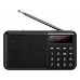 Радіоприймач Hoco HI50 Portable MP3 з акумулятором та ліхтариком чорний Радіоприймач Hoco HI50 Portable MP3 з акумулятором та ліхтариком чорний