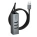 USB-хаб зовнішній 4 порти USB/RJ45 HOCO HB1D 1 м сірий