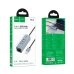 USB-хаб зовнішній 4 порти USB/RJ45 HOCO HB1D 1 м сірий